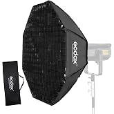 Godox Octagon Softbox 37" 95cm Bowens Mount and Honeycomb Grid Softbox | for Monolight Photo Studio Strobe Lighting