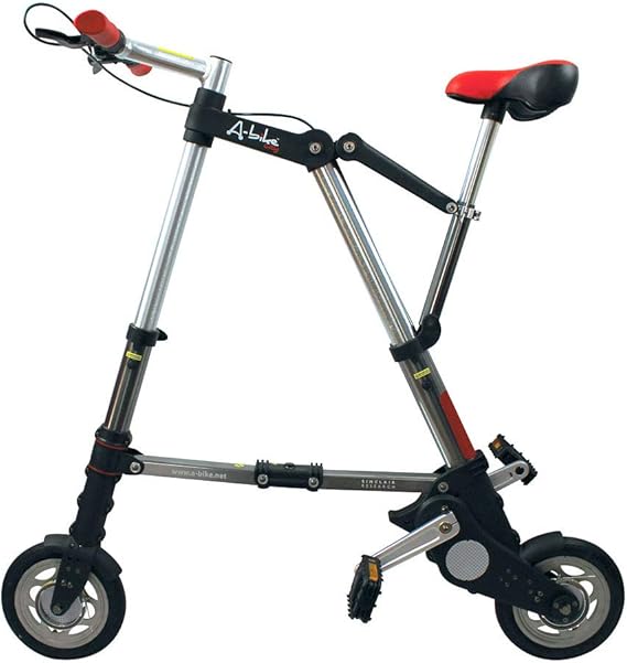 最新版 A Bike City 日本特別仕様車 コンパクト軽量折り畳み自転車 前後輪ノーパンクタイヤ A Bike 折りたたみ自転車 Amazon