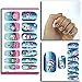 Christmas Nail Sticker for Kids Women Girls, Water Transfer Nail Art Stickers Decals, Non-Toxic Temporary Nail Vinyls Stickers, 7 Sheets Christmas Gift, Perfect Dress up for Nails