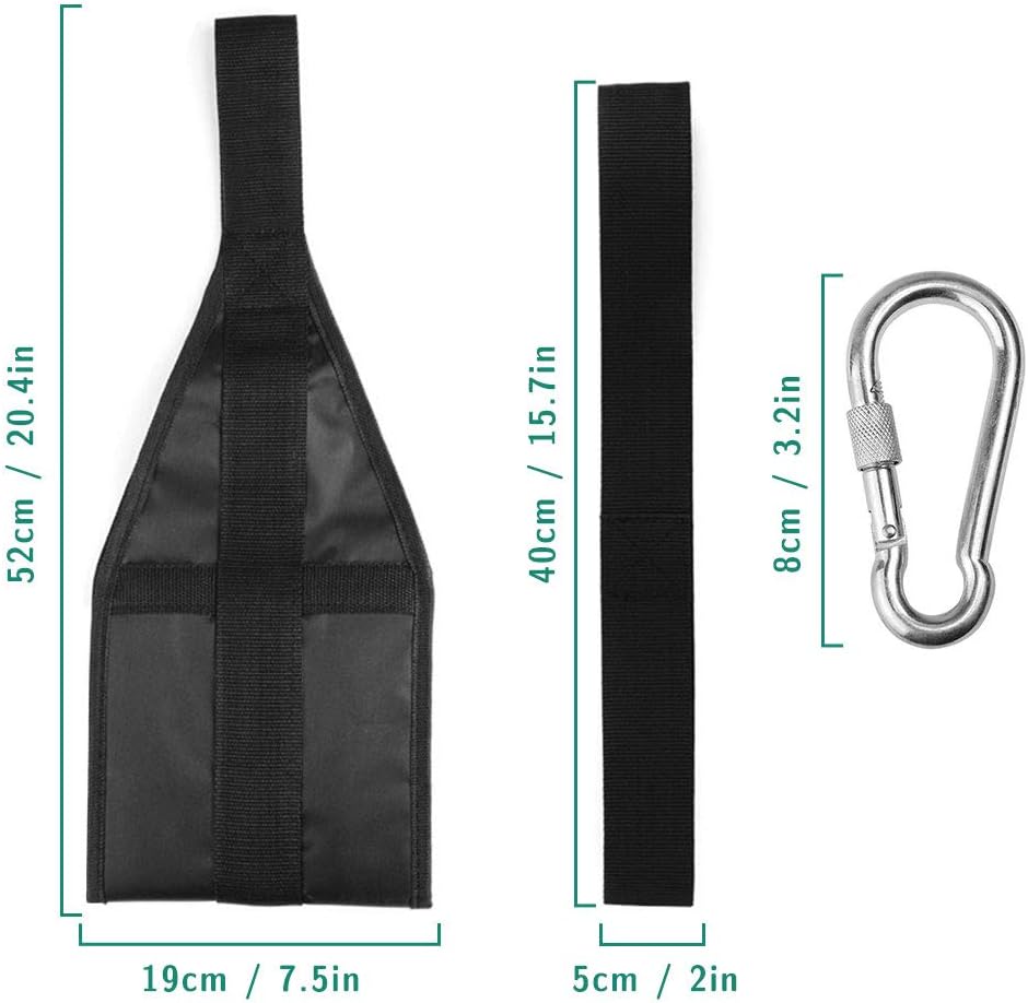 ROSRAN Ab Straps for Pull Up Bar Heavy Duty Pull Up Straps & Hanging Ab Straps for Core Workouts - Ideal Hanging Straps & Ab Hanger for Leg Raises, Knee Ups & Ab Workouts : Sports & Outdoors