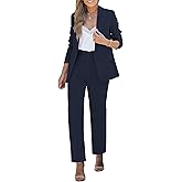 luvamia Women's Two Piece Sets Pants Suits Dressy Business Casual Outfits Professional Blazer Pantsuits Set Work Office