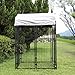 Sandinrayli Medium Outdoor Dog Kennel Cat Pet Shelter Waterproof Cover Shade Enclosure House Cage