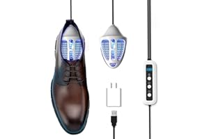 7117 Shoe Dryer and Deodorizer,Shoes Deodorant,Foot&Boot Dryer,Eliminate Shoe Odor,Shoe Freshener,Smart Timer,Replace Shoe Po