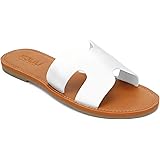 KOLILI Womens Flat Slide Sandals, Summer Fashion Sandals, Comfy Style | Warm-weather Favorite