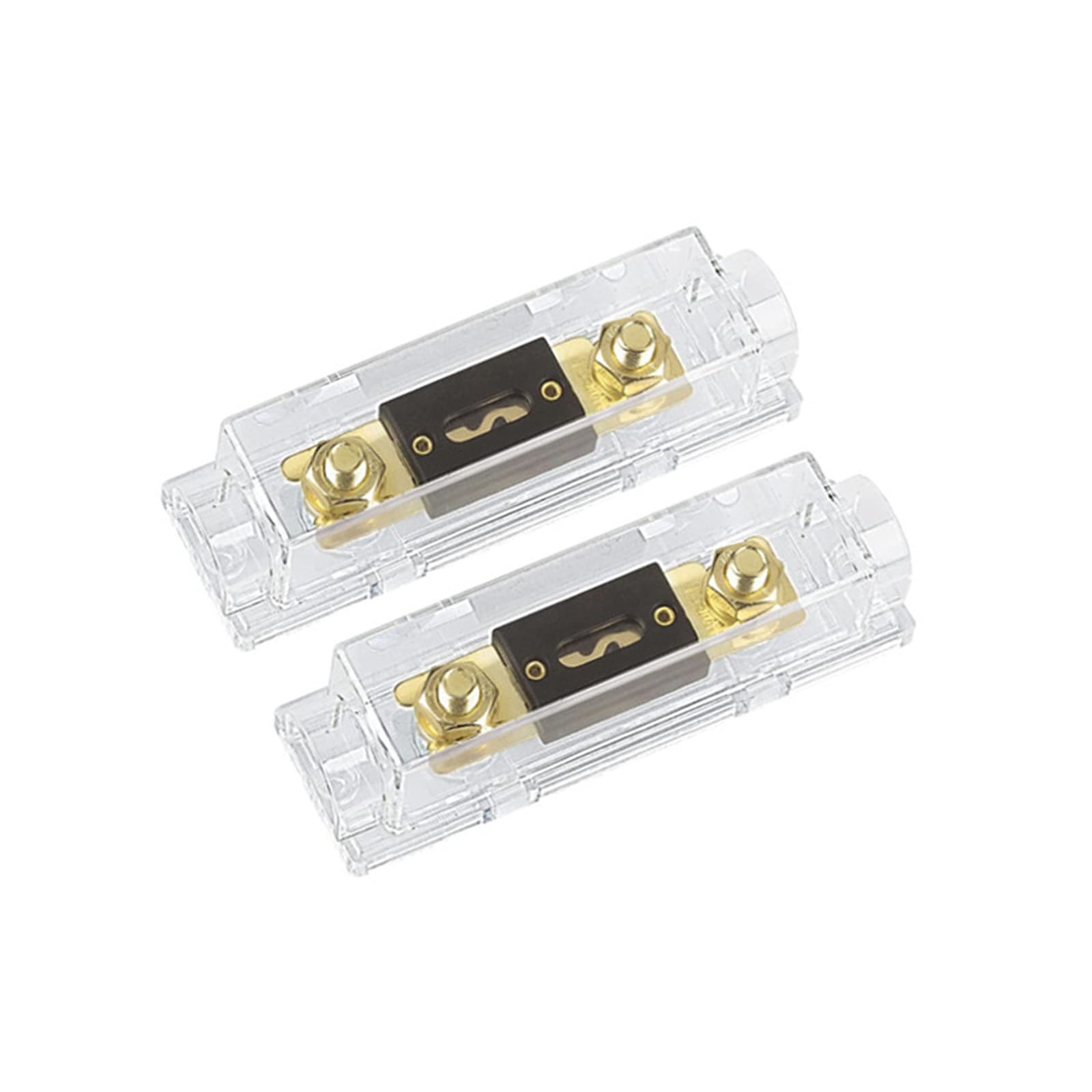 KOLACEN ANL Gold Plated Fuse 250 Amp + ANL Fuse Holder 2 Pack
