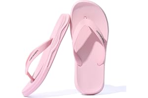 meexzoom Womens Flip Flops Comfortable Cushion Slip On Beach Thong Sandals for Women Non-Slip