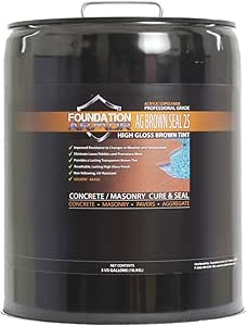 Armor AG Brown Seal 25 Brown Tinted Exposed Aggregate Sealer, House