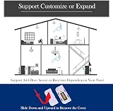 Trarover Koostone Wireless Magnetic Door Sensor Alarm Chime 2 Sensors 400ft view 8