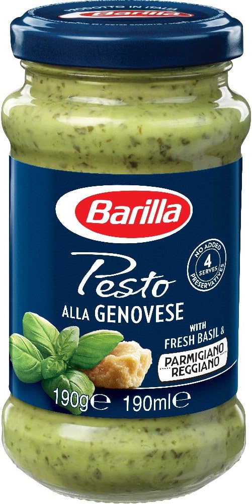 Barilla Pesto Genovese Sauce 190g Amazon Co Uk Grocery