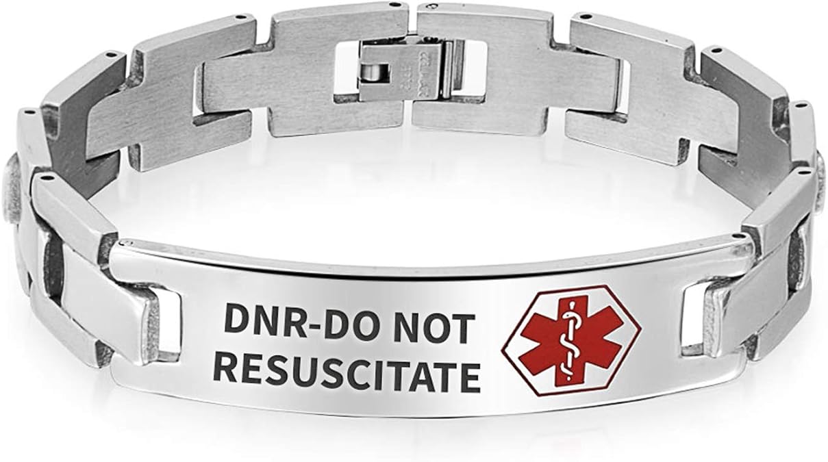 DNRDo Not Resuscitate Identification Medical Alert ID U Link Bracelet