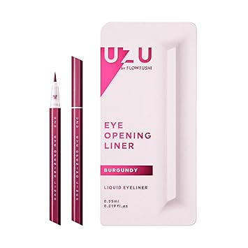 Amazon Com Flowfushi Uzu Eye Opening Liner Liquid Eyeliner Burgundy Beauty