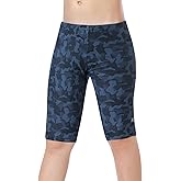 KGKE Boys-Swim-Jammers Youth-Athletic Swimming-Shorts Quick-Dry - with Drawstring Kids Soft Swimsuits UPF 50+