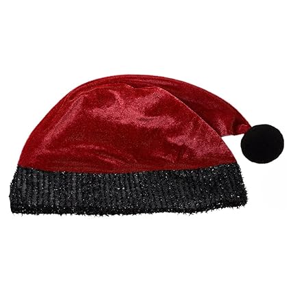 black santa hat
