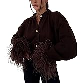 Cable Knit Cardigan Women Stretchy Comfy Casual Vintage Button Up Fringe Hem Sleeve Jackets for Women Trendy 2025