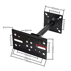 Universal Speaker Wall Ceiling Mounts Support up to