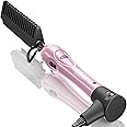 500 Degree Temperature Adjustable Ceramic Heat Comb with 60 min Shut Off - Plug-in Electric Straightener for Wigs and Natural Black Hair, Pink