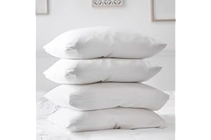 King Pillow Protectors 4 Pack, Waterproof Pillow Protectors with Zipper Hypoallergenic & Breathable & Noiseless Pillow Cover 