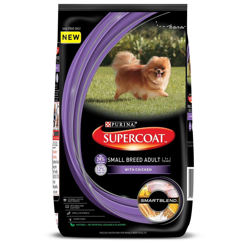 Buy PURINA SUPERCOAT Adult Small Breed Dry Dog Food 3 kg Pack Online
