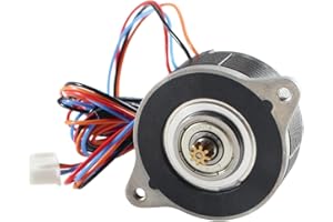 FYSETC Moons Nema 14 36mm Pancake Stepper Motor with 8 Tooth Gear: 17MM Enhanced Light Weight with Extension Cable for Orbitor/Sherpa Extruder Ender 3 Pro Neo V2 Voron2.4 3D Printer Direct Drive