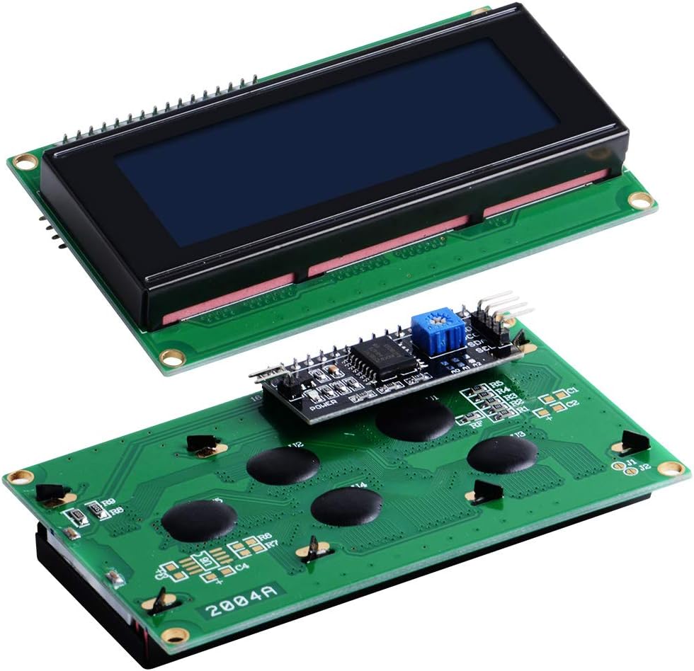 GeeekPi IIC/I2C 2004 20x4 Character LCD Module Display, Support I2C Protocol, LCD 2004 Module Shield for Arduino Uno Raspberry Pi - Image 4