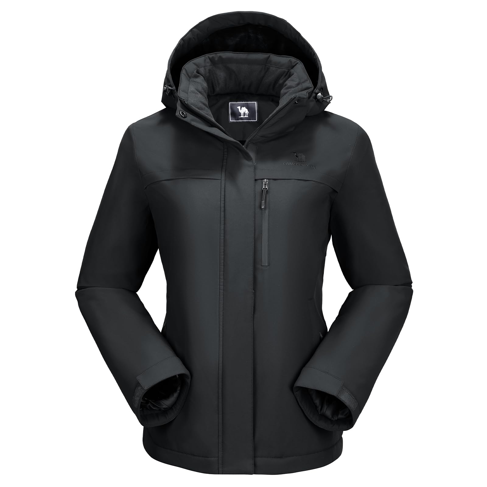 CAMEL CROWN Women's Ski Jacket Waterproof Winter Snow Mountain Coat ...