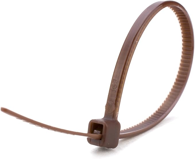 100 x Brown Cable Ties 100mm x 2.5mm (Zip Tie Bases) Amazon.co.uk