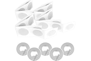 UPEOXT 50 Pcs NTAG215 NFC Stickers, 40 Standard and 10 Anti Metal Tags, 25mm Self Adhesive Labels, Blank Programmable Chip fo