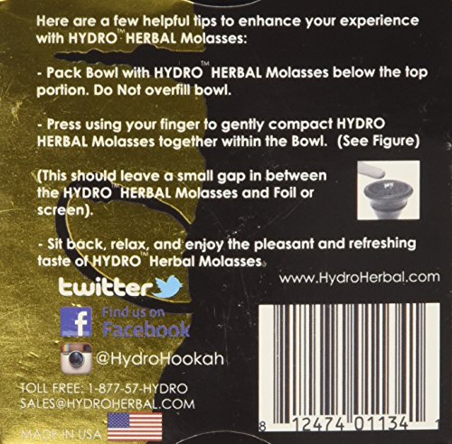Hydro Herbal Mango Hookah Shisha Tobacco Free Molasses, 50g - Thumbnail 3