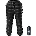 Naturehike Down Pants,Men's Women's Puffy Pants,Winter Warm Outdoor Men Women Ski Snow Pants,Camping Hiking Pants