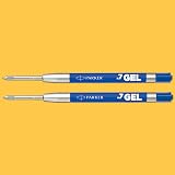 Parker Jotter Originals Gel Pen Refills Blue Medium 0.7mm 2 Count view 2