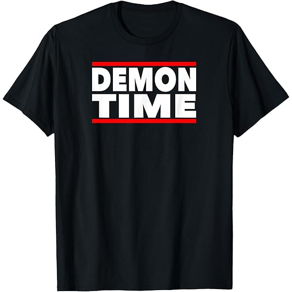 Amazon.com: I'm On Demon Time T-Shirt : Clothing, Shoes & Jewelry