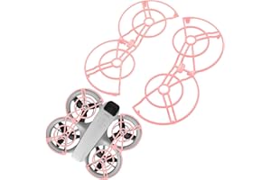 Solaradgy Propeller Guard Protector for DJI Neo, Blade Guard for DJI NEO Drone Accessories Anti-collision Anti-interference Rings Protector for DJI NEO for Preventing Propeller Injuries(Pink)