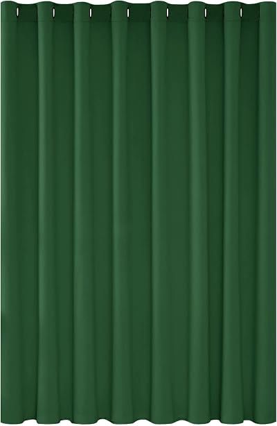 Deconovo Eyelet Blackout Thermal Curtain Dark Forest 100 x 84 in