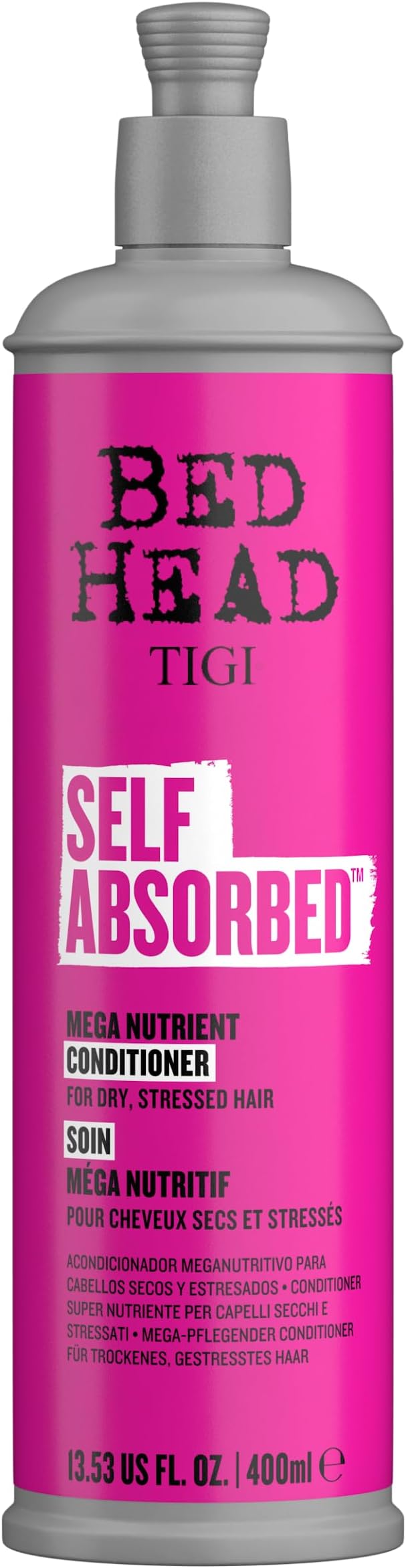 TIGI Bed Head Self Absorbed Nourishing Conditioner 400ml for Stressed Hair