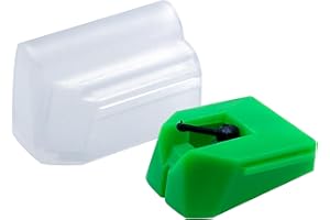 TELIGREAT AT-VMN95E Elliptical Replacement Turntable Stylus for AT-VM95 Series Cartridges, Compatible with Audio-Technica AT-LP120X Series, AT-LP120XUSB,AT-LP120XBT-USB,AT-LP1240-USB