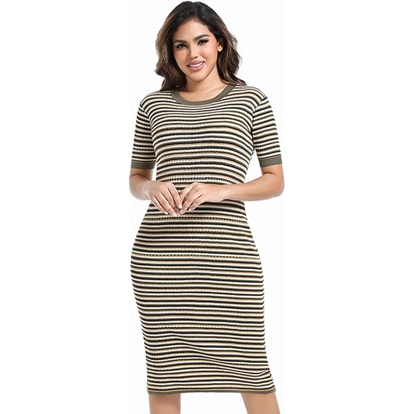 chinese dress ladies 32 DEGREES Cool Women's Short Sleeve Comfy Elastic Waist Lux Dress (Black,  Small) at Amazon Women's Clothing store main image 1