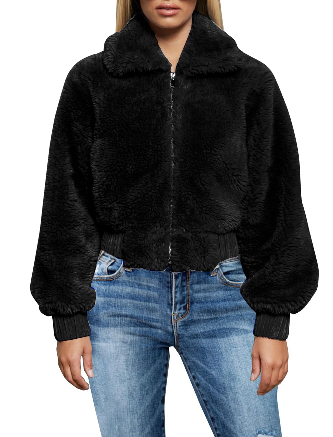 Furry Lapel Jacket
