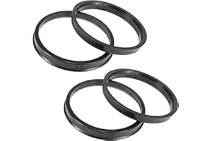 ACROPIX 78.1mm to 87.1mm Universal Hub Centric Rings Black - Pack of 4