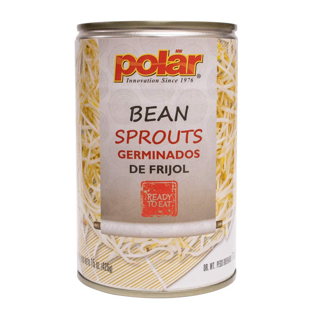 MW Polar Canned Vegetables, Bean Sprouts, 14.4-Ounce (Pack of 12) : Beans Produce : Grocery & Gourmet Food
