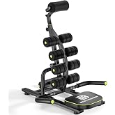 Mini Inversion Chair for Back Pain Relief, Compact Foldable Back Stretcher with Spine Decompression, Full Back &amp; Neck Stretch, Easy Assembly, 330 lbs Weight Capacity