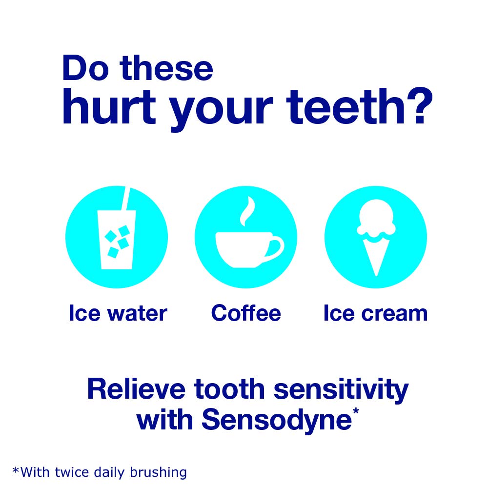 Sensodyne Repair & Protect Teeth Whitening Sensitive Toothpaste, Cavity Prevention and Sensitive Teeth Treatment - 3.4 Ounces (Pack of 3) : Beauty