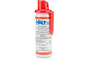 HALT II DOG REPELLENT SPRAY Repeller 1.5 oz Stop Agressive Dog Attack BIKE BICYCLE