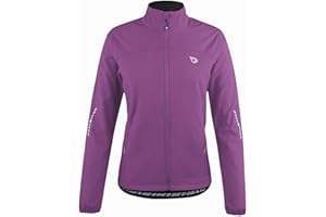 baleaf Women's Cycling Jacket Windproof Thermal Winter Running Cold Weather Gear Waterproof Softshell Warm