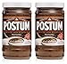 Postum Cocoa Flavor Coffee Substitute (2x8oz) | Caffeine Free Coffee Alternative with Roasted Wheat & Molasses | Natural, Non-GMO, Vegan, Healthy Hot Chocolate Cocoa Coffee Alternative