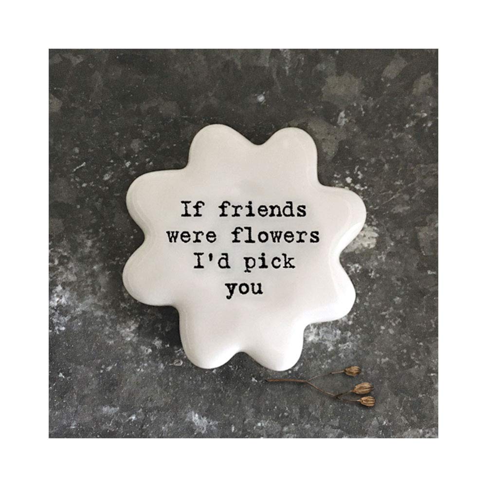 East of India Flower Token - Friends Were Flowers