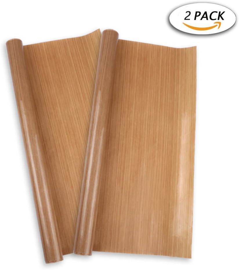 PROLOVE PTFE Teflon Sheet for Heat Press, Transfer Sheet, Nonstick Reusable BPA & PFOA Free Grill and Bake Mats 16 X 24" (Set of 2)