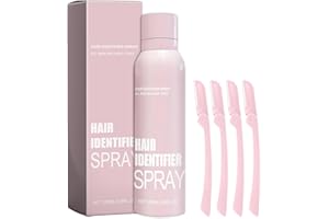 PLYMUN Hair Identifier Spray For Face Shaving,Face Hair Identifier Spray For Dermaplaning, Skin Body Hair Identifying Spray with Razors,Facial Hair Identifier Spray for Dermaplaning (1 set)