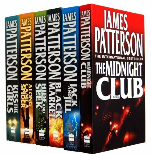 James Patterson Collection 6 Books Set (Alex Cross) RRP $71.94 (The Midnight Club, Along Came a Spider, Jack and Jill, Hide and Seek, Black Market, Kiss the Girls)