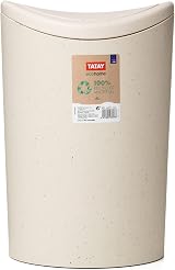TATAY 6L Bathroom Bin Swing Lid Compact Modern Design Spain 19 x 19 x 28 cm view 4
