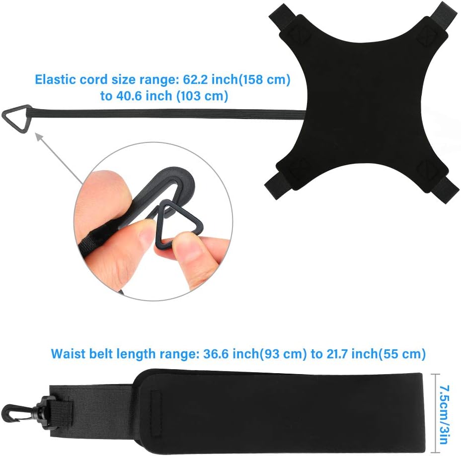 LINGSFIRE Volleyball Training Equipment Aid, Adjustable Waist Belt Soccer Volleyball Trainer Elastic Volleyball Hitting Trainer to Beginner or Volleyball Player for Practice Serving (Four Claws) : Sports & Outdoors